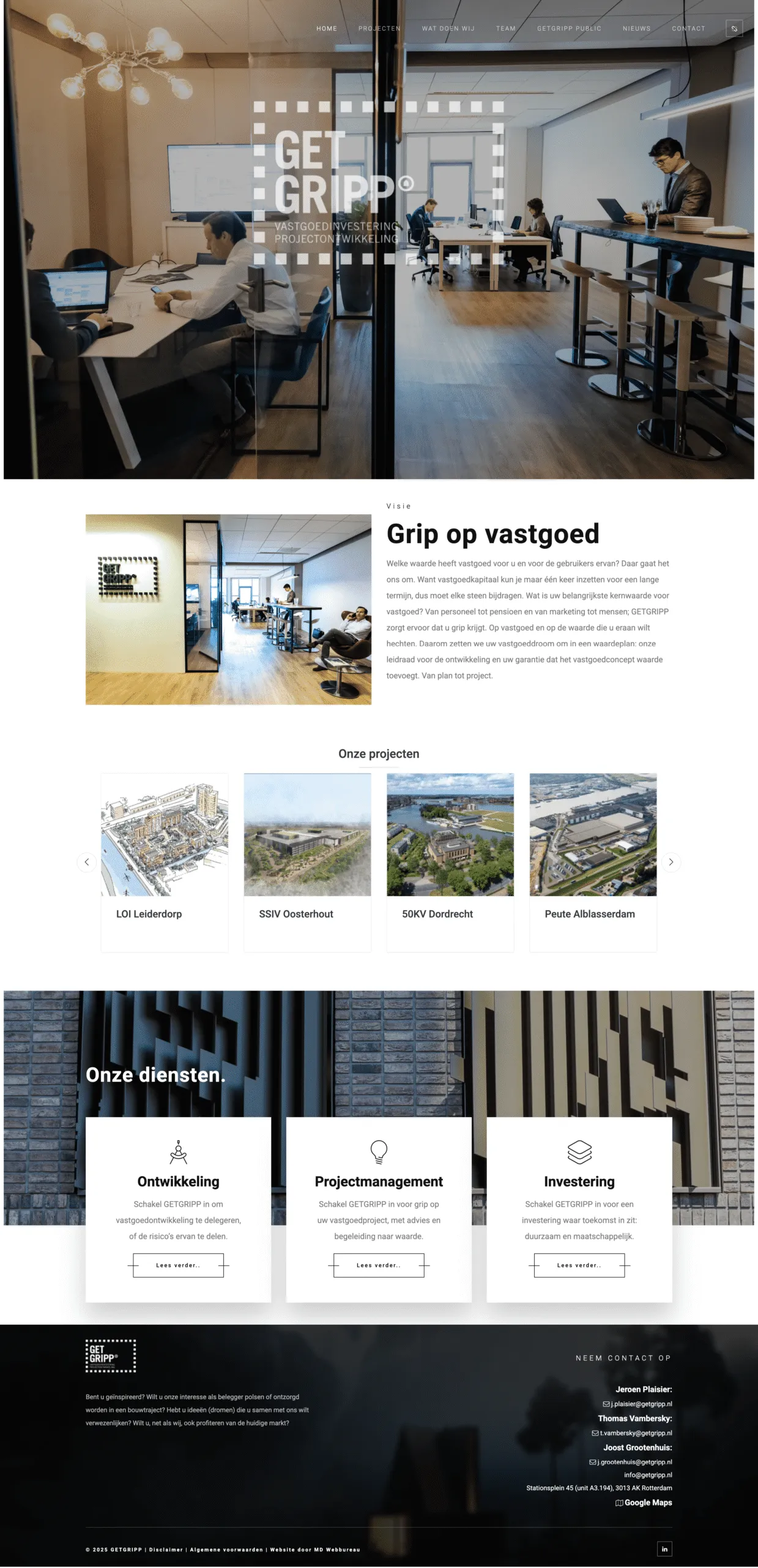 Website van GETGRIPP